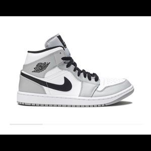 Nike Air Jordan 1 Mid Smoke Grey Sneakers
